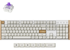 KEYCHRON Mehanička tipkovnica K10 HE K10H-Q1-UK, bežična, aluminij, RGB, bijela