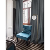 NOVA LUCE Alvarez stajaća lampa e27 /ip20/zlatna & crna nl9136702