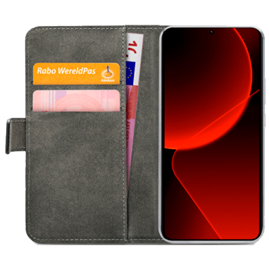 MOBILIZE PU kožna futrola tipa knjige za Xiaomi 13T/13T Pro, crna