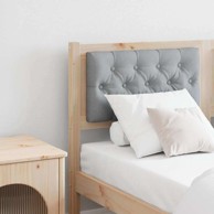 Uzglavlje smeđe i svijetlo sivo 150 cm masivna borovina