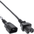 INLINE Kabel za napajanje B-16811, C15-C14, 2 m, crna