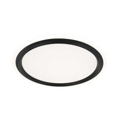 FEROTEHNA Plafonjera Valencia, 38W, 2670 lm, 4000K, 40 cm, crna