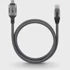 GOOBAY LAN adapter USB-C 3.2 Gen1 na RJ-45, Ethernet kabel, 5 m, crno/srebrna