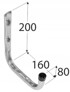Kuka za garažu pojedinačna u 160mm