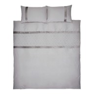 CATHERINE LANSFIELD Posteljina Sequin Cluster od mikrosatena za bračni krevet/za produženi krevet 230x220 cm siva