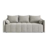 MAKAMII Svijetlo siva sklopiva/s prostorom za odlaganje sofa 225 cm Moku, 225x105x82 cm
