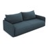 MAKAMII Plava sklopiva/s prostorom za odlaganje sofa 216 cm Nanea, 216x105x86 cm