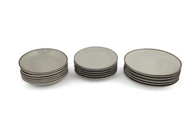 HERMIA CONCEPT Porculanski set pribora za jelo Blakely, 18-dijelni