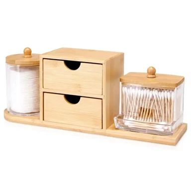 ELEGANZA bambusov kupaonski organizator za kozmetiku 30x8x11,5 cm