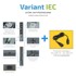 Variant ever napojna letva variant IEC, 1.5 m