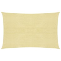 Jedro za zaštitu od sunca 160 g/m² bež 2 x 3,5 m HDPE