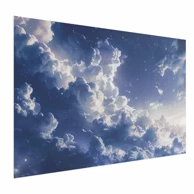 Plakat Zvjezdani oblaci i meko svjetlo nad kutkom neba, 60x40 cm