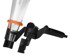 NEO TOOLS Univerzalni lijevak 125 mm s nosačem za montažu, crna