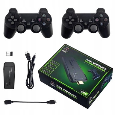 DEXXER Game Stick konzola K8 s 10.000 igara USB Retro 4K Ultra HD TV HDMI 
