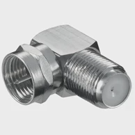GOOBAY Adapter F utičnica na F utikač, 90°