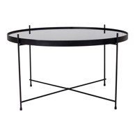 HOUSE NORDIC Stolić Venezia ø 70 cm okrugli crni