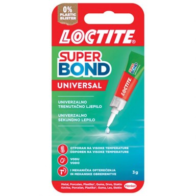 HENKEL Trenutačno ljepilo 2994678, Super Bond, 3 g