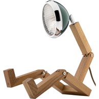 MR. WATSON Stolna lampa Piffany Original, Chiltern zelena