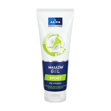 ALPA Gel za masažu s mentolom Sport, 210 ml
