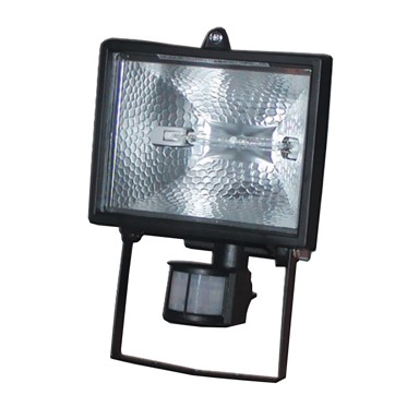 WERTOR Reflektor sa senzorom, 500W, crni