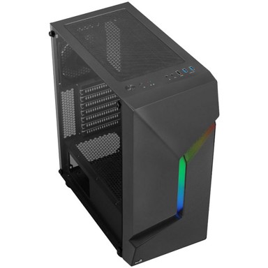 AEROCOOL Kućište Scape, mid tower, ATX, kaljeno staklo, crno