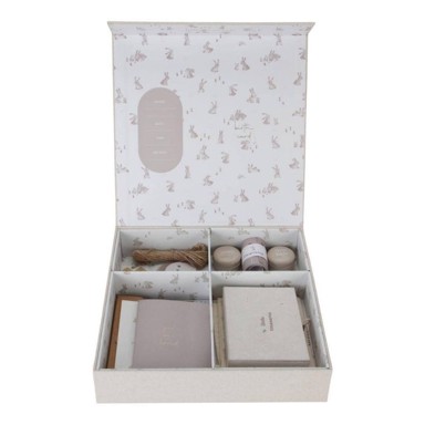 LITTLE DUTCH Memory Box kutija za uspomene Baby Bunny, 30x30x6 cm