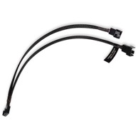 ALPHACOOL Kabel za računalni ventilator Y Splitter 4-pin to 2x 4-pin PWM 30cm, crno 18677