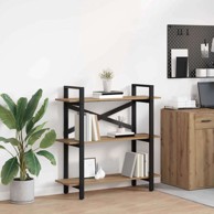 Polica, 100 x 33,5 x 102 cm, konstruirano drvo, umjetnički hrast