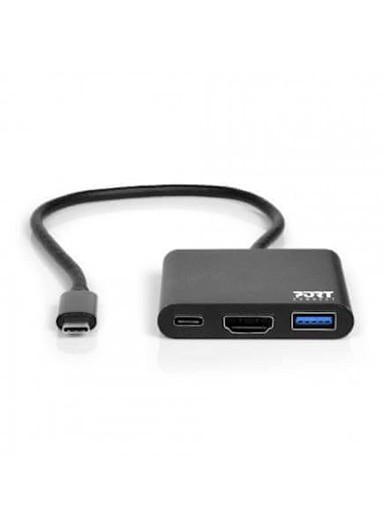 PORT DESIGNS USB-C docking stanica, crni