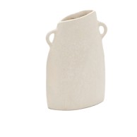 KAVE HOME Vaza krem ručno izrađena, visina 27 cm Neti