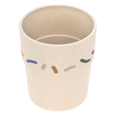 LÄSSIG Čaša Little mateys royal blue, PP/celuloza