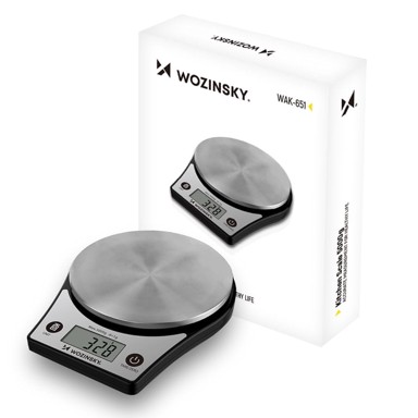 WOZINSKY Kuhinjska vaga WAK-651 LCD 5 kg, crna