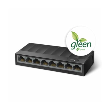 TP-LINK Switch LS1008G, 8-Port, 10/100/1000 Mbps