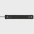 BRENNENSTUHL Produžni razdjelnik Premium-Line, 6 utičnica, 2 × USB, USB-A, USB-C, kabel 3 m, sa sigurnosnim prekidačem, crni