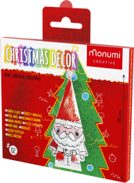 Bojanka 3D Božićna kuglica Djed Božićnjak