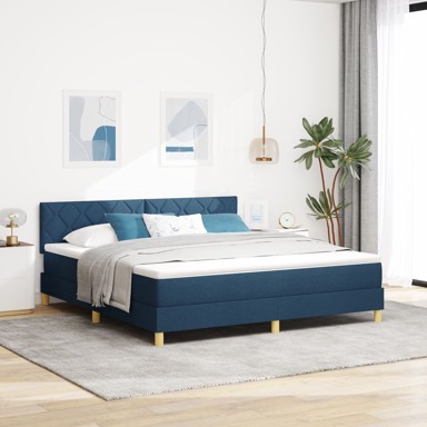 Box Spring krevet s madracem, pavi, i 180x200 cm