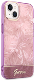 GUESS Maskica Jungle za iPhone 14 Plus, roza