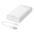 DELTACO Powerbank prijenosni punjač PB-A1002, 20000mAh, bijeli