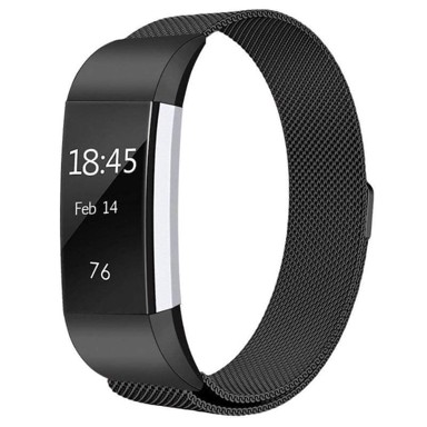 B-STRAP Milanese (Large) remen za Fitbit Charge 2, black