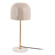 LEITMOTIV Krem stolna lampa s metalnim sjenilom (visina 50 cm) Manta 