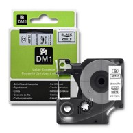 QOLTEC Traka za DYMO D1 53713/53718, 24 mm x 7 m, bijela, crni ispis