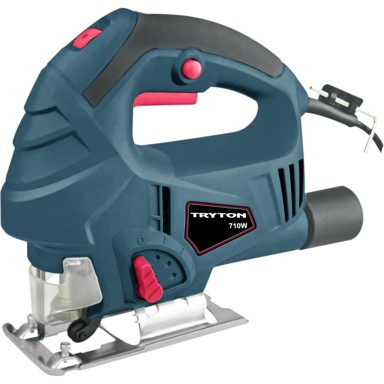 TRYTON Ubodna pila, 710 W, dubina rezanja 80 mm, 0–3000 hodova/min, s koferom