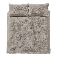 CATHERINE LANSLFIELD Posteljina Cuddly od mikropliša 230x220 cm Smeđa