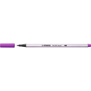 STABILO Flomaster Pen 68 Brush, srednji vrh, 1 kom, lila