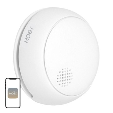 MOES ZigBee detektor dima SSD01, bijela
