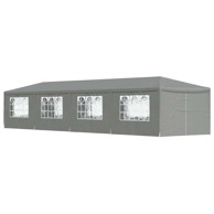 Šator za svadbe / šator za zabave, 1200 x 300 x 255 cm, PE i čelik, svjetlosiva
