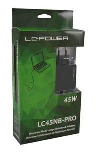 LC POWER Punjač za laptop LC-NB-PRO-45, 45W, univerzalni