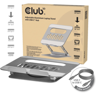 CLUB3D Stalak za prijenosno računalo CSV-2554, siva