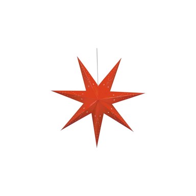 MARKSLÖJD Crveni viseći božićni svjetlosni ukras Saturnus