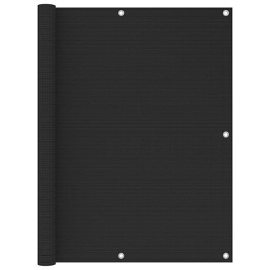 Balkonski zastor 120 x 300 cm HDPE, antracit